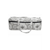 VIVACE Knitting Bag - 43 x 15 x 15cm 17? x 6? x 6? - White & Black
